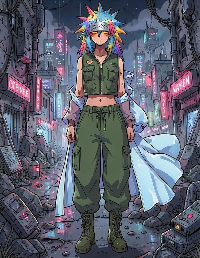 Utchima Nashima, a Naruto OC made on GenTube