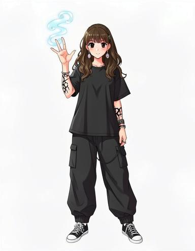 Asahi Tachibana, a Jujutsu Kaisen OC made on GenTube