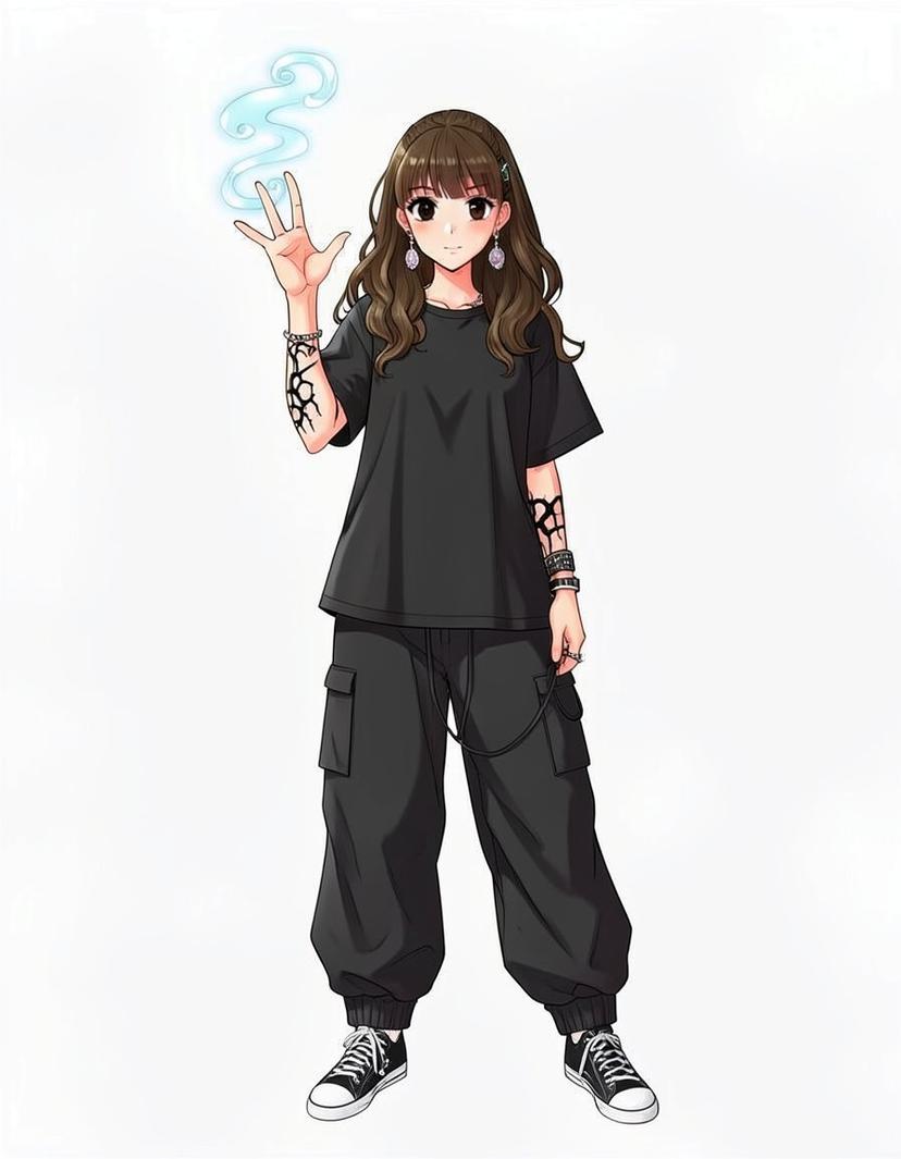 Asahi Tachibana, a Jujutsu Kaisen OC made on GenTube