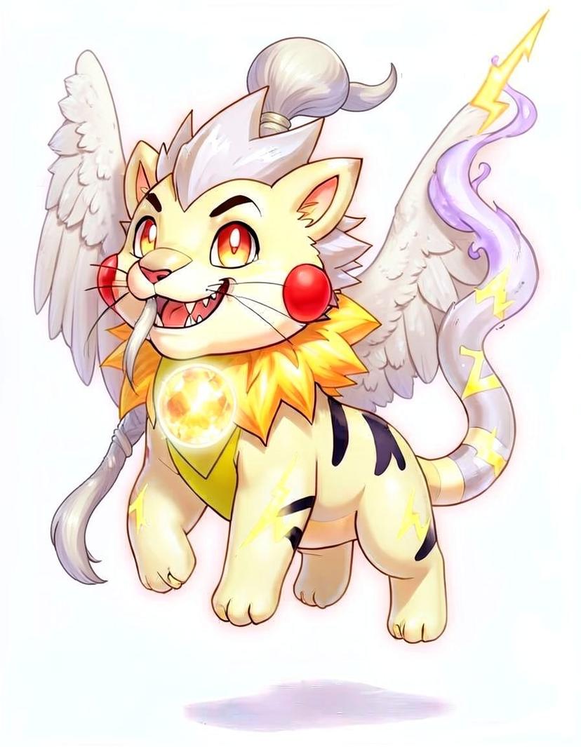 Spookstripe, a Pokemon OC made on GenTube