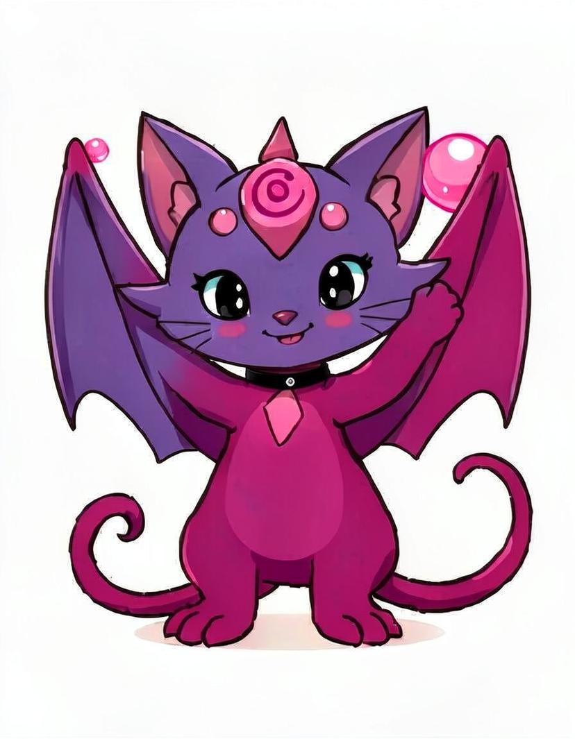 MysticPurr, a Pokemon OC made on GenTube