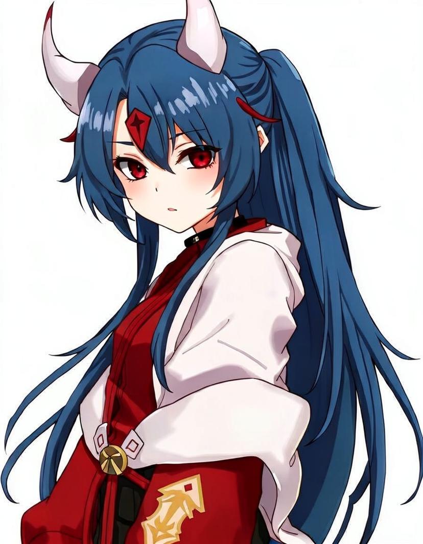 Azure Veil, a Demon Slayer OC made on GenTube