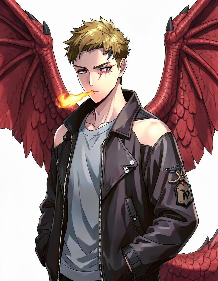 Flame, a Wings of Fire OC made on GenTube