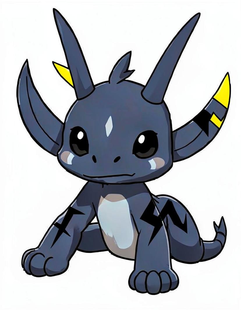 Inkstripe, a Pokemon OC made on GenTube