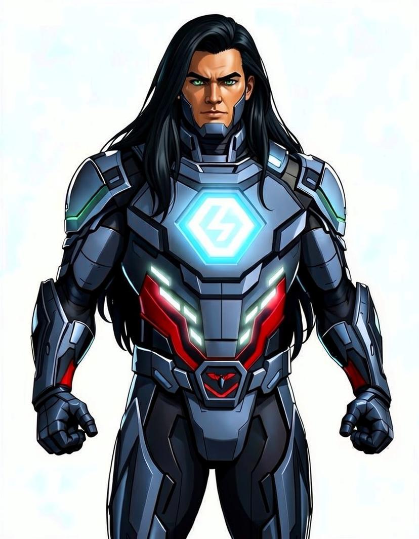 Nova Helix, a Marvel Superhero OC made on GenTube