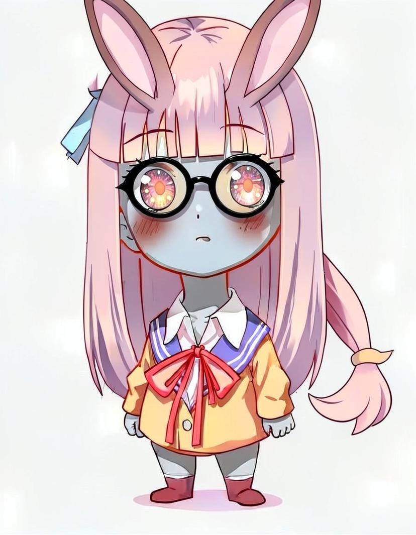 Mira Ribboncrest, a DDLC OC made on GenTube