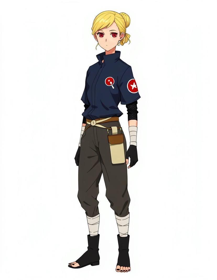Silent Veil, a Naruto OC made on GenTube