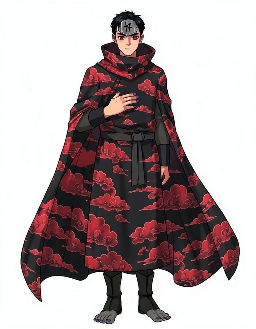 Ravenveil, a Naruto OC made on GenTube