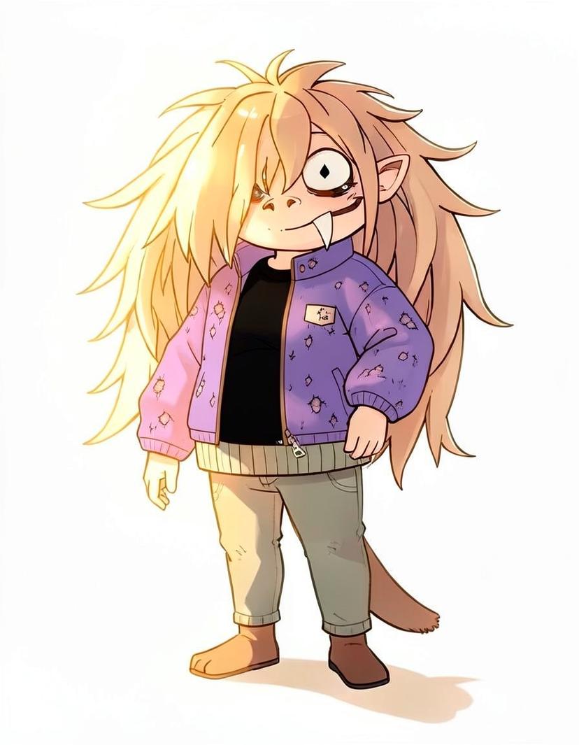 Plumshade, a Deltarune OC made on GenTube