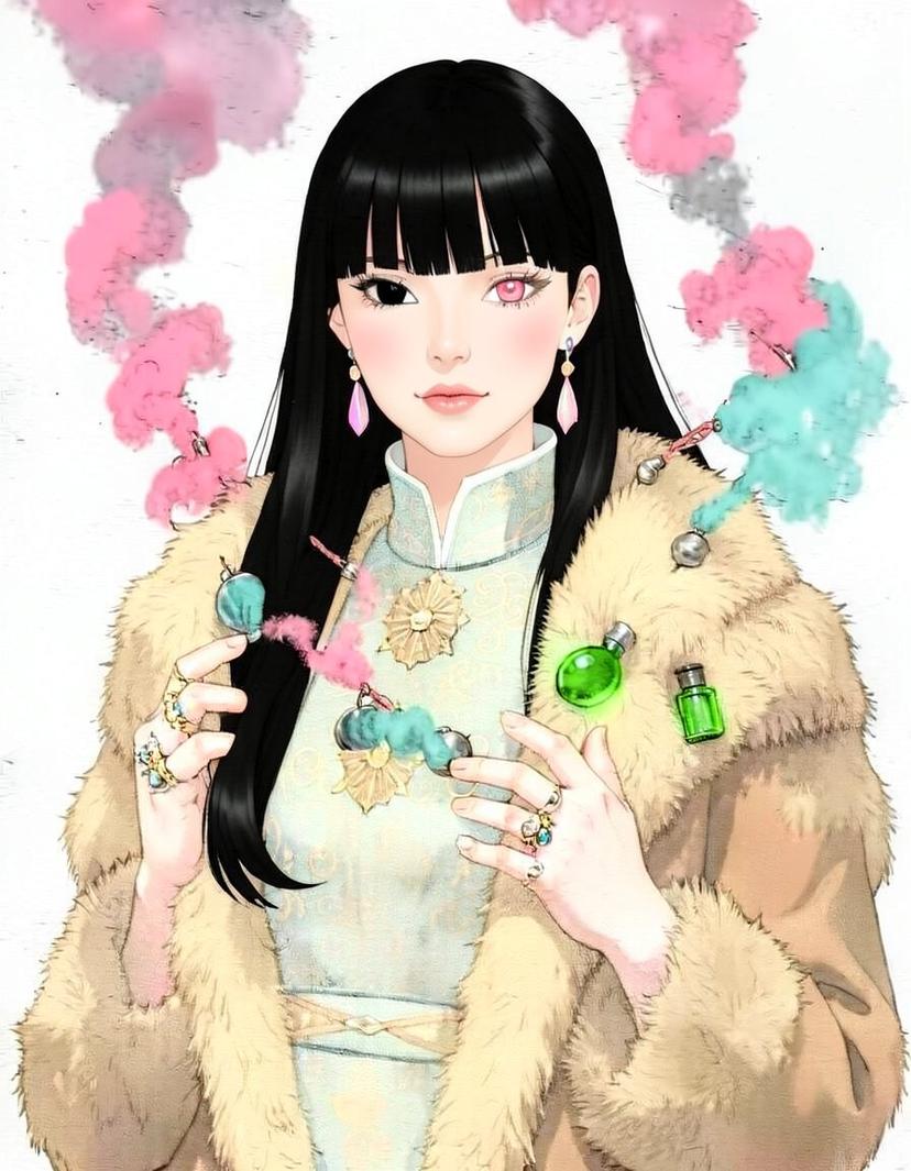 Silkshade Veil, a Arcane OC made on GenTube