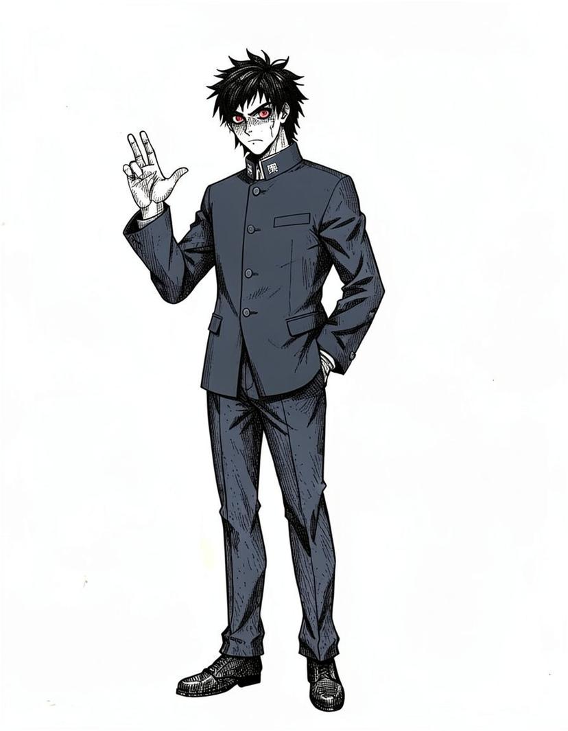 satoru gojo, a Jujutsu Kaisen OC made on GenTube