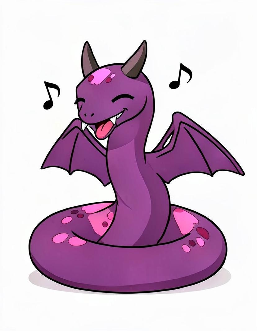 Dracohiss, a Pokemon OC made on GenTube