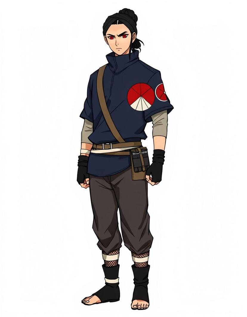 Jay Uchiha, a Naruto OC made on GenTube