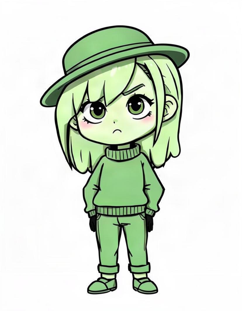 Acida, a Dandys World OC made on GenTube