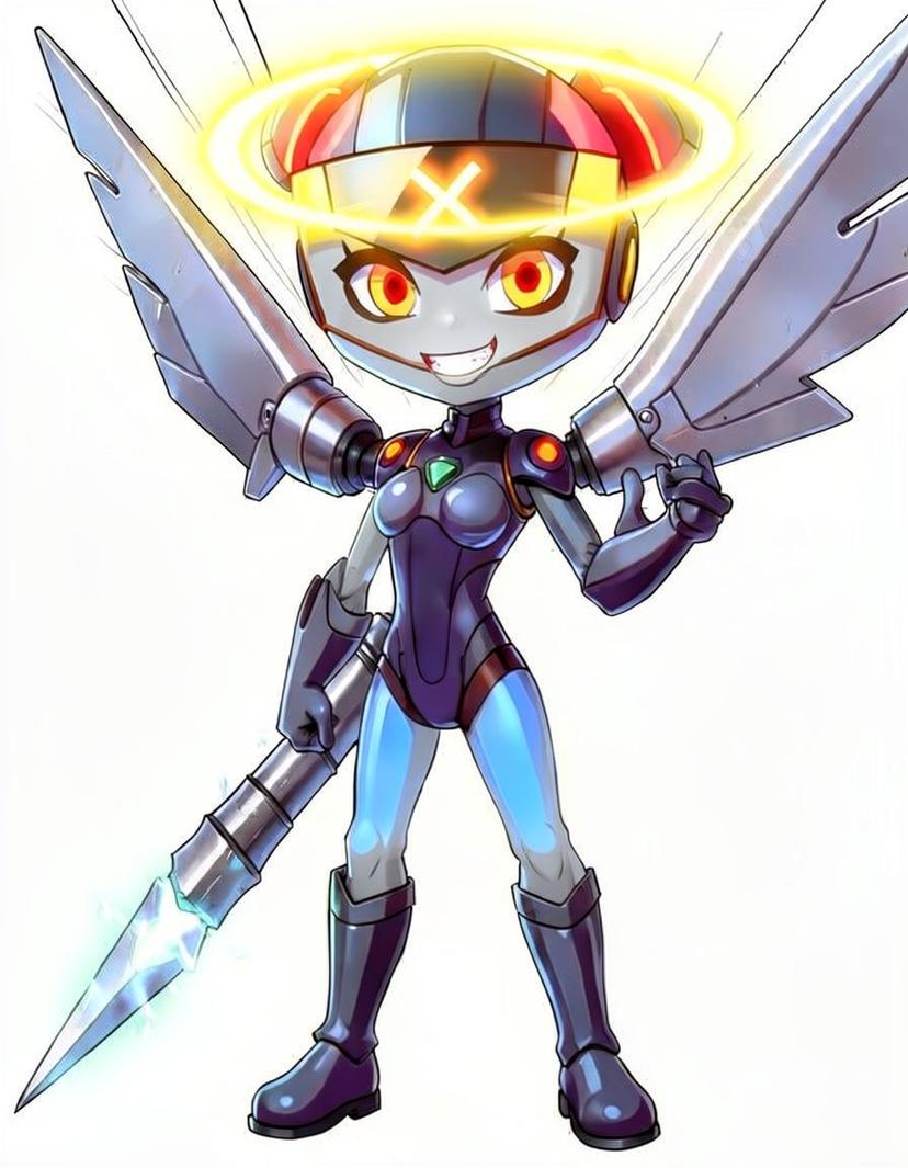 OnyxX, a Murder Drones OC made on GenTube