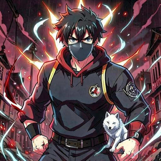 Yuji jr, a Jujutsu Kaisen OC made on GenTube