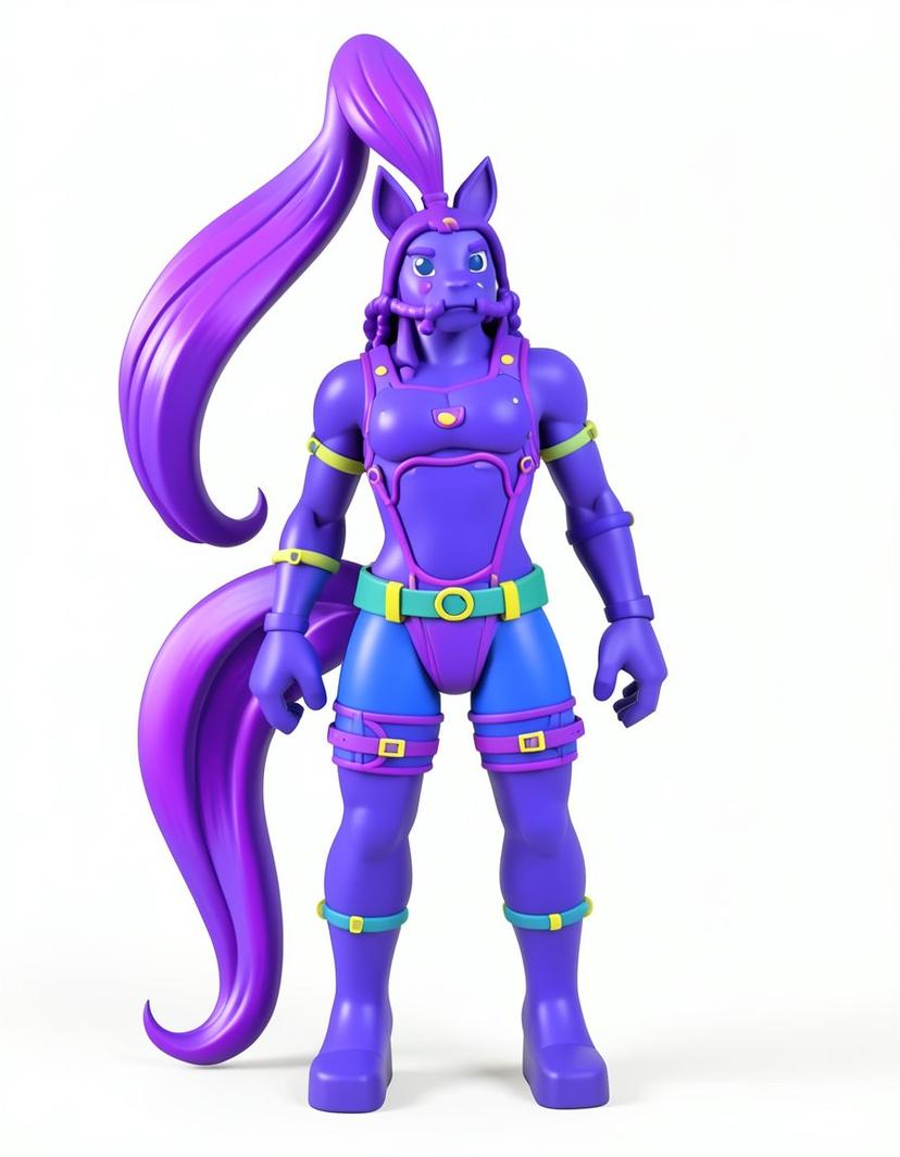 Lunar Stallion, a Roblox OC made on GenTube