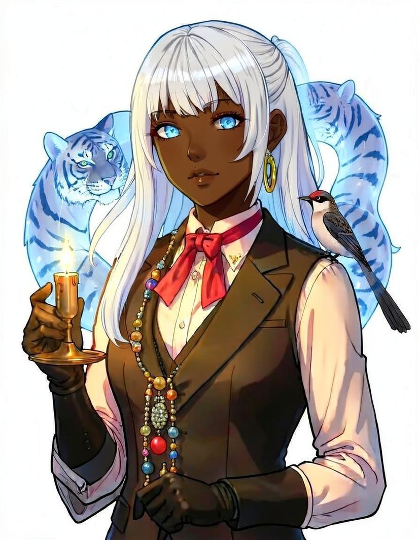 Silverfang, a KPop Demon Hunters OC made on GenTube