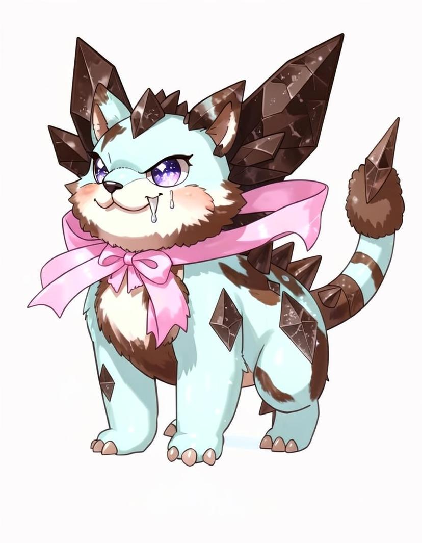 Chocokitty, a Pokemon OC made on GenTube