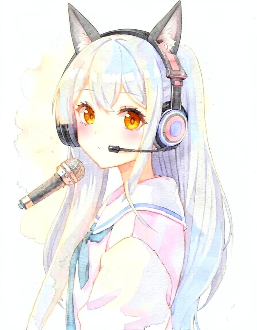 SilverSong, a Vocaloid OC made on GenTube