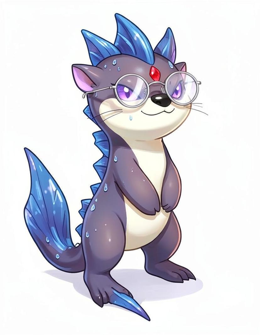 Surfix, a Pokemon OC made on GenTube