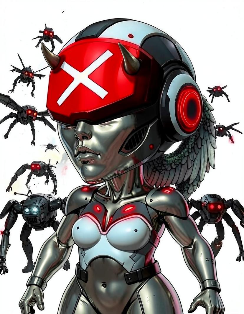 Sophia, a Murder Drones OC made on GenTube
