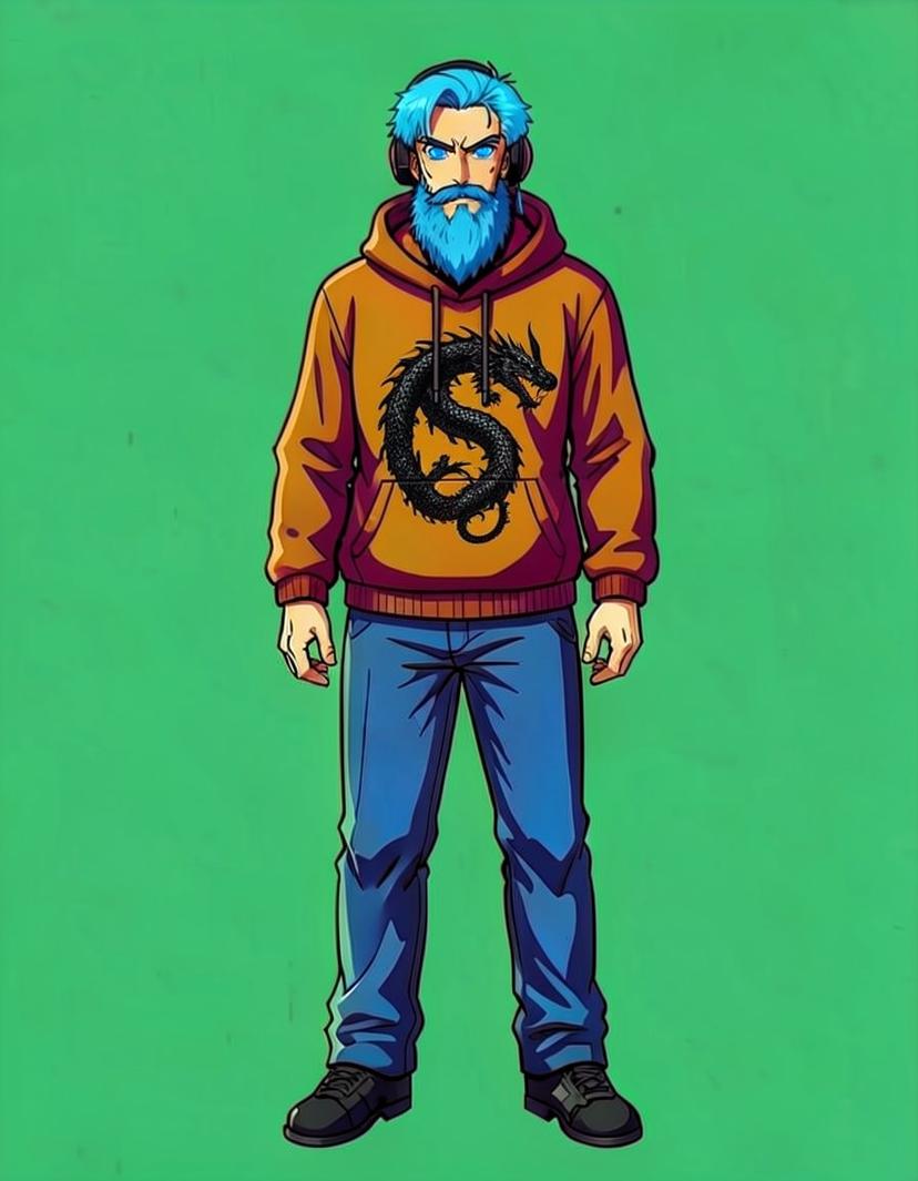 ErmiteGeekBoomer, a Naruto OC made on GenTube