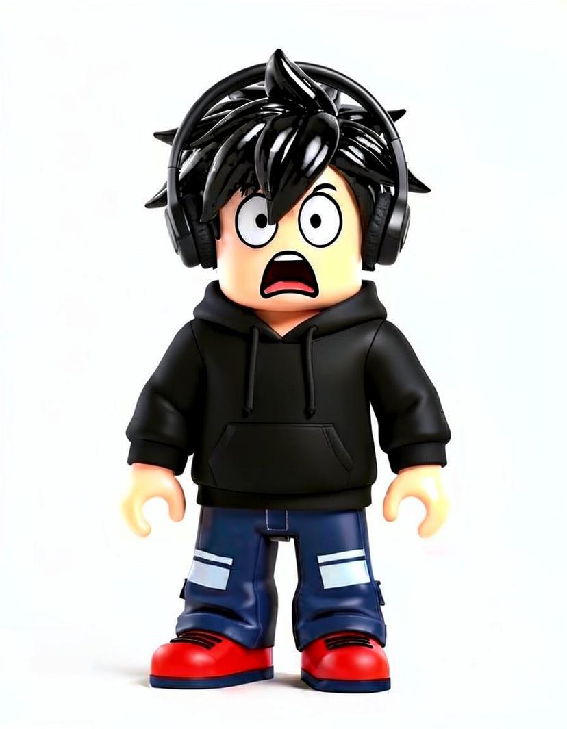 PixelShade, a Roblox OC made on GenTube