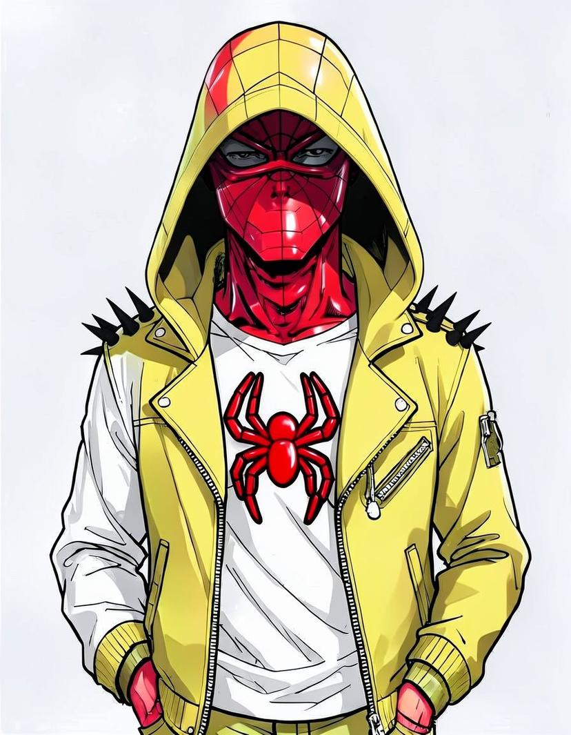 Crimson Webguard, a Spider Man OC made on GenTube