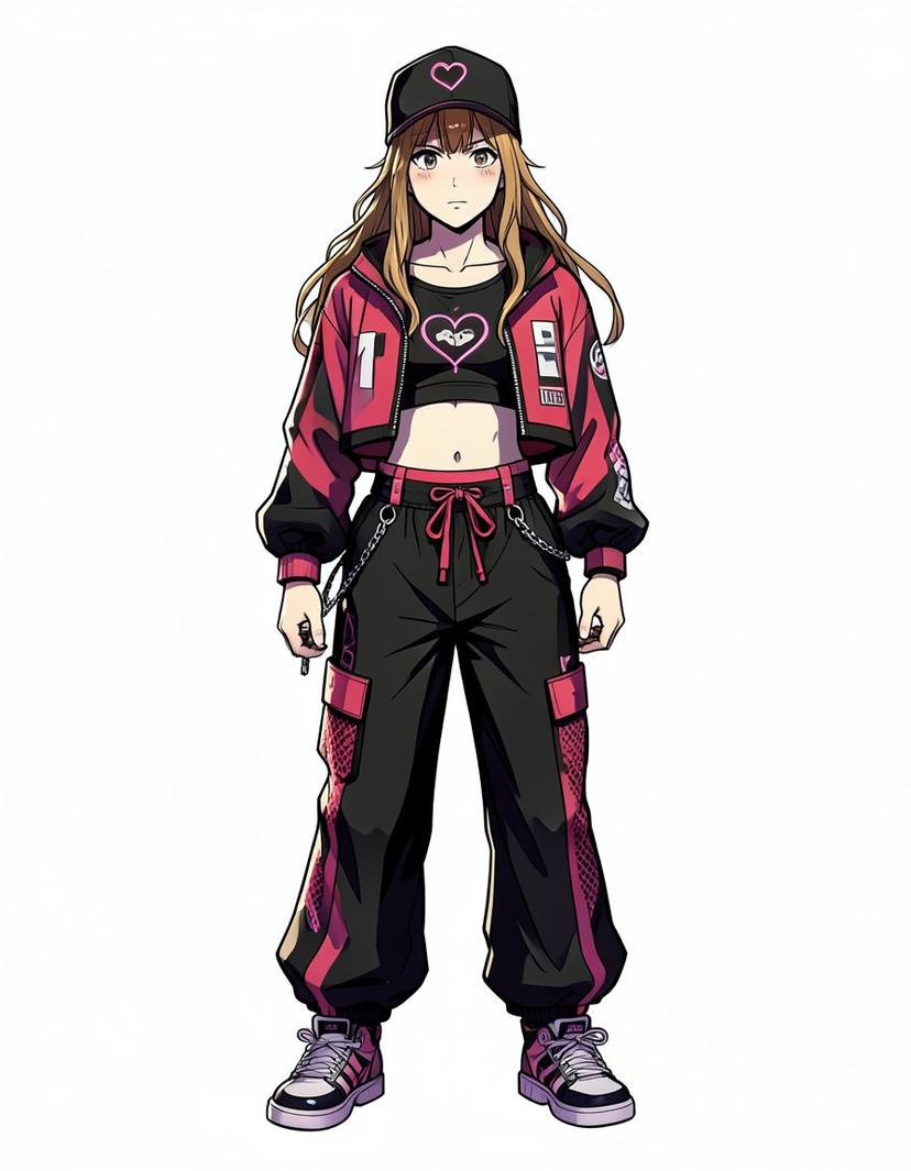 Asahi Okkotsu, a Jujutsu Kaisen OC made on GenTube