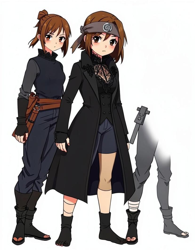 Silentleaf, a Naruto OC made on GenTube