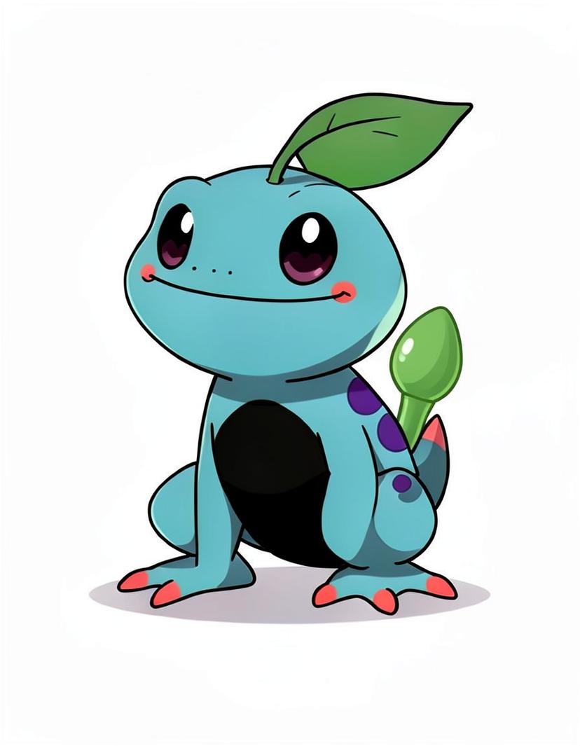 Bulbasaur, a Pokemon OC made on GenTube