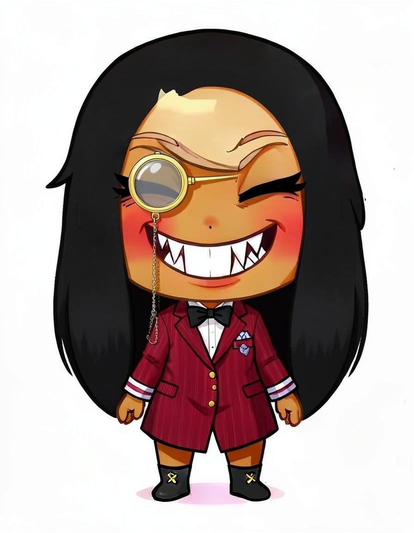 Emmy, a Hazbin Hotel OC made on GenTube