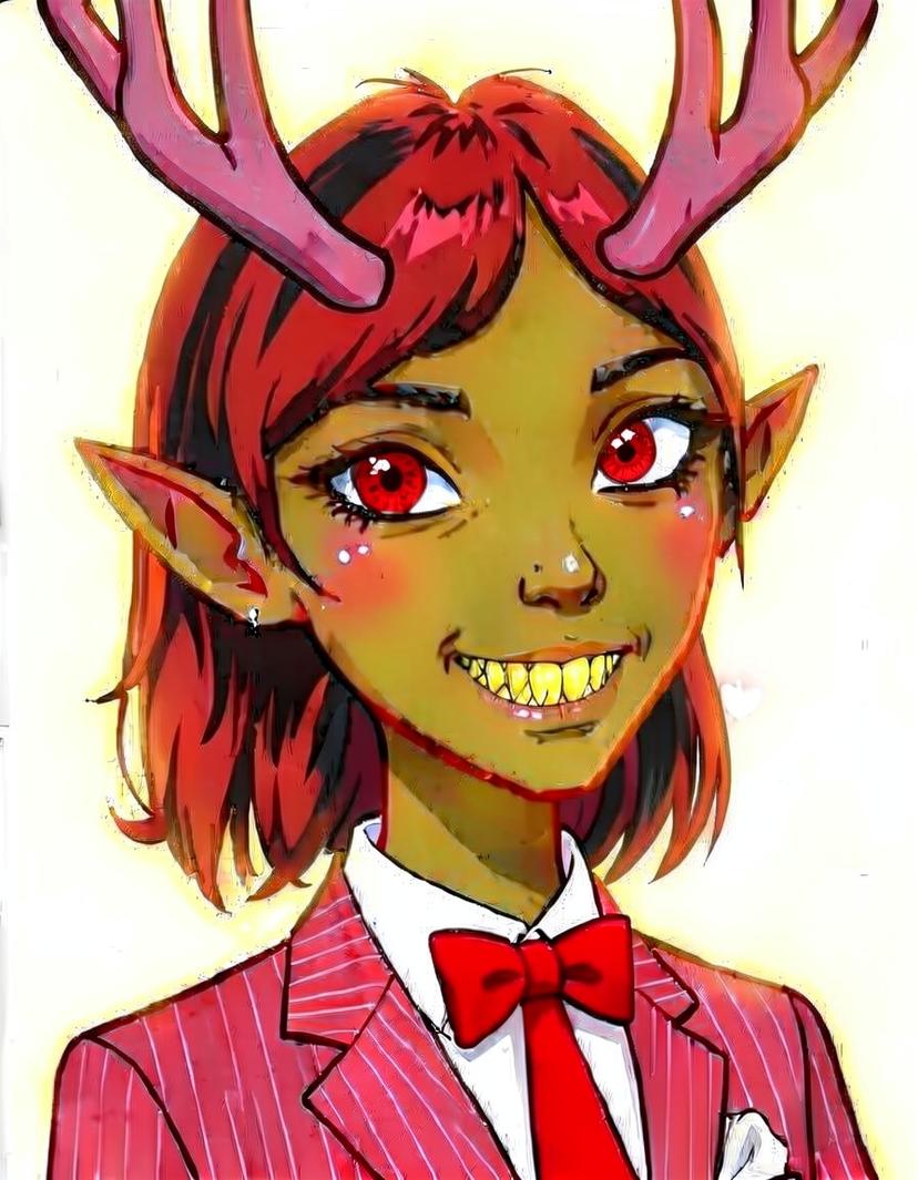 Alison HartFelt, a Hazbin Hotel OC made on GenTube
