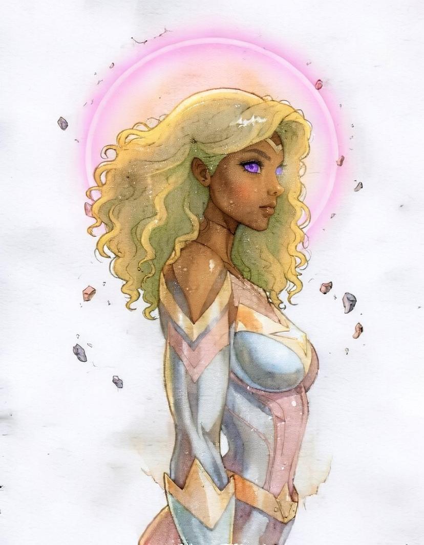Starlume Veil, a Marvel Superhero OC made on GenTube