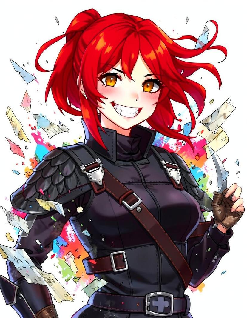 Emberblade, a Fourth Wing OC made on GenTube