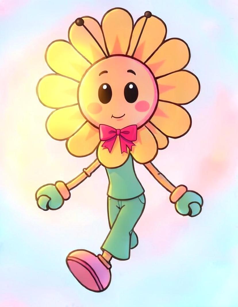 Bloom Buddy, a Dandys World OC made on GenTube