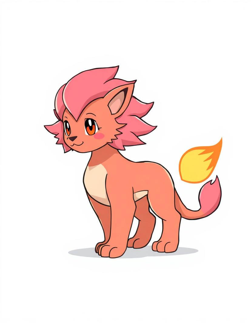Cinnapurr, a Pokemon OC made on GenTube