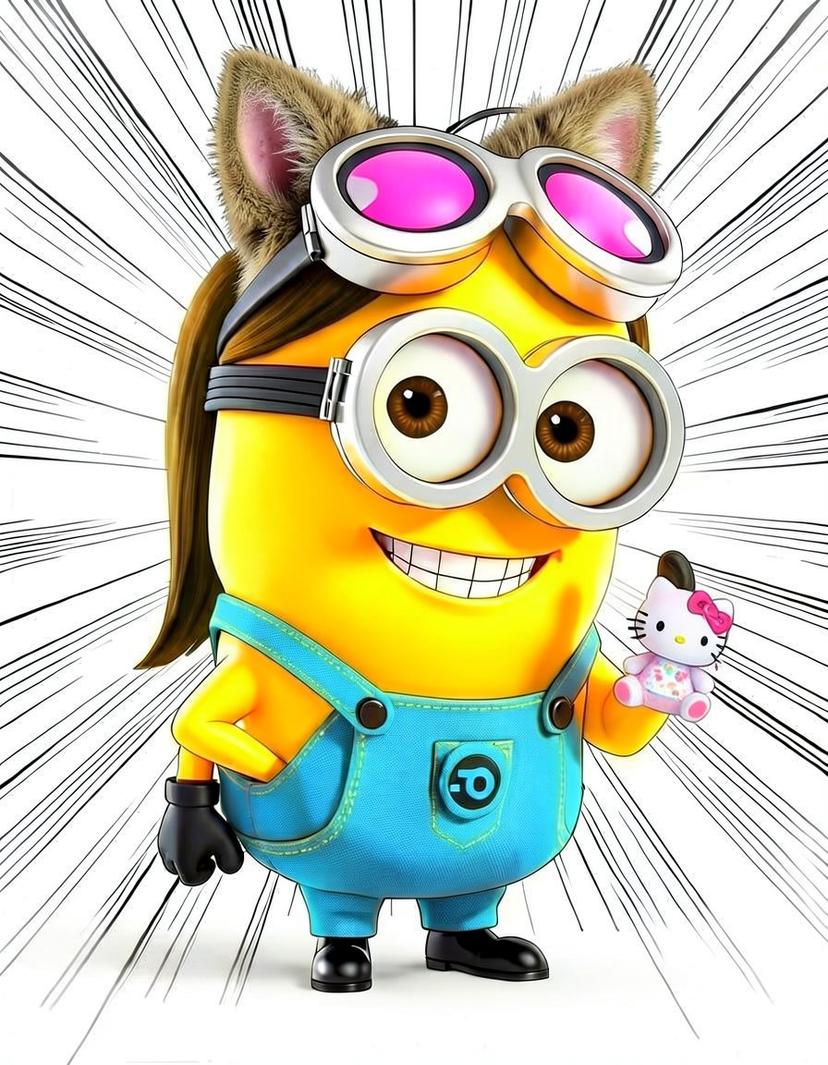Sunny Spark, a Minion OC made on GenTube