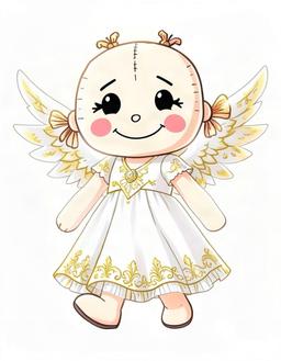 Angel, a Dandy's World OC made on GenTube