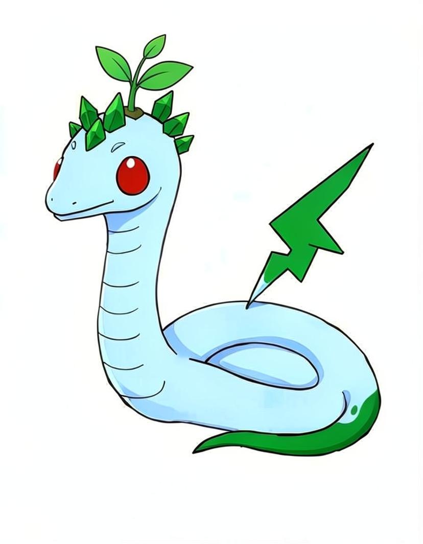 Rimecoil, a Pokemon OC made on GenTube