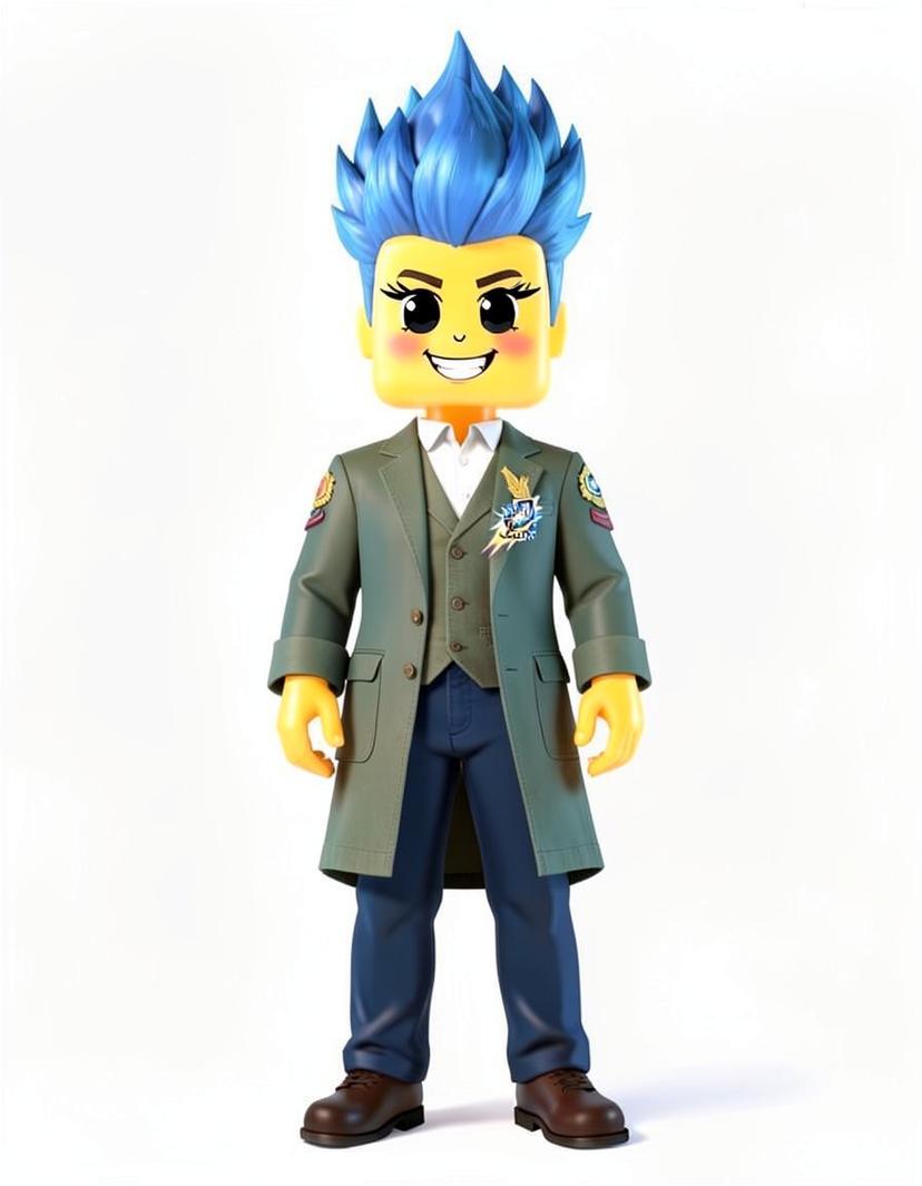 Pinky Blaze, a Roblox OC made on GenTube