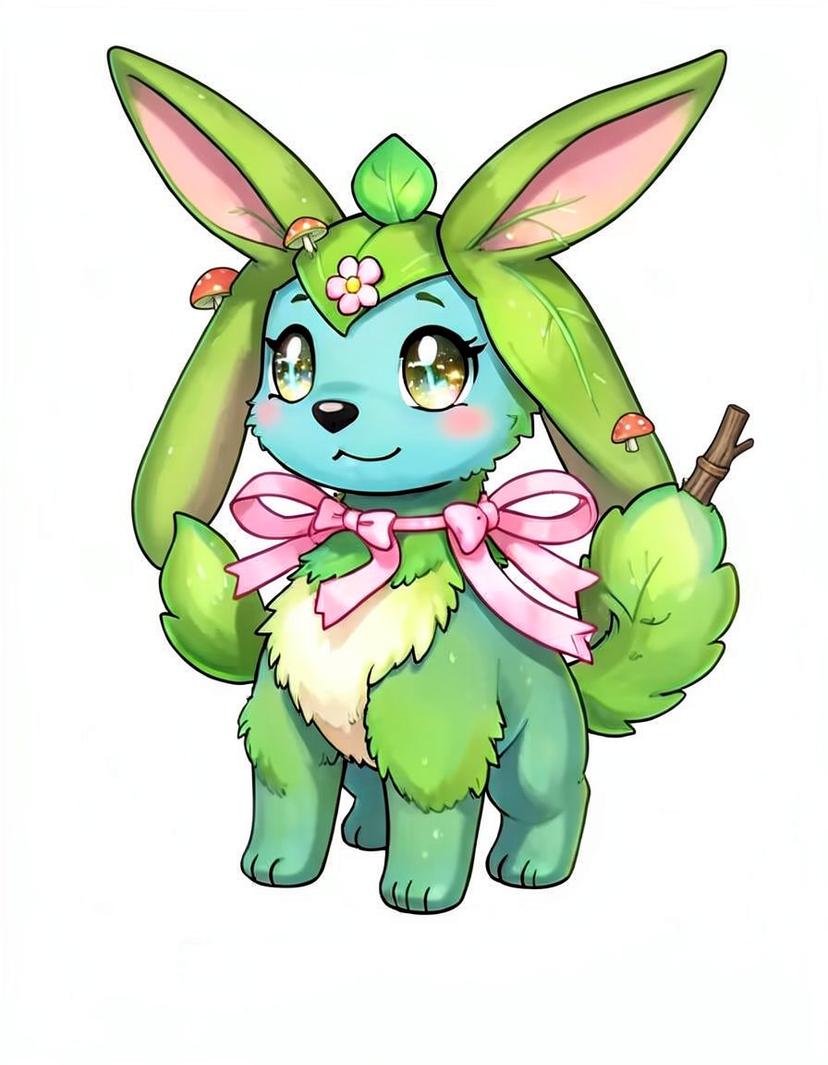 Sproutbark, a Pokemon OC made on GenTube