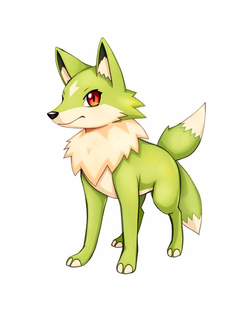 Mirawolf, a Pokemon OC made on GenTube