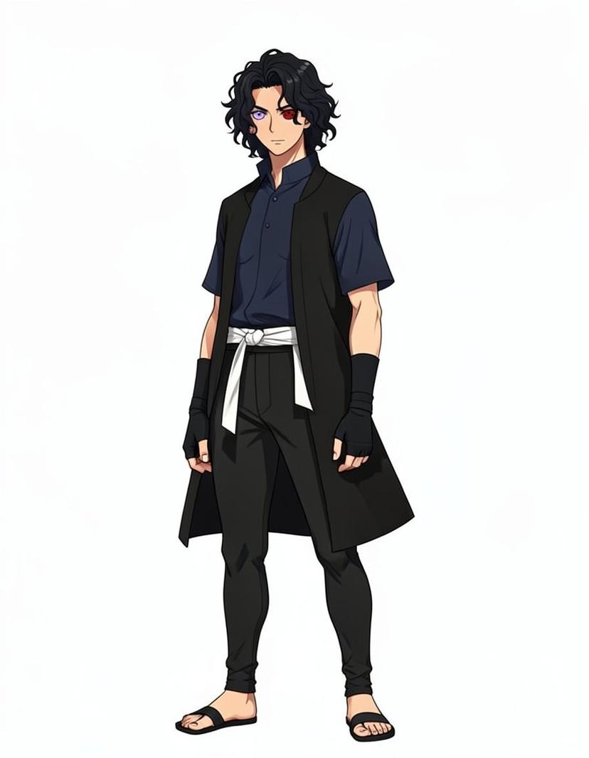 AJ UCHIHA, a Naruto OC made on GenTube