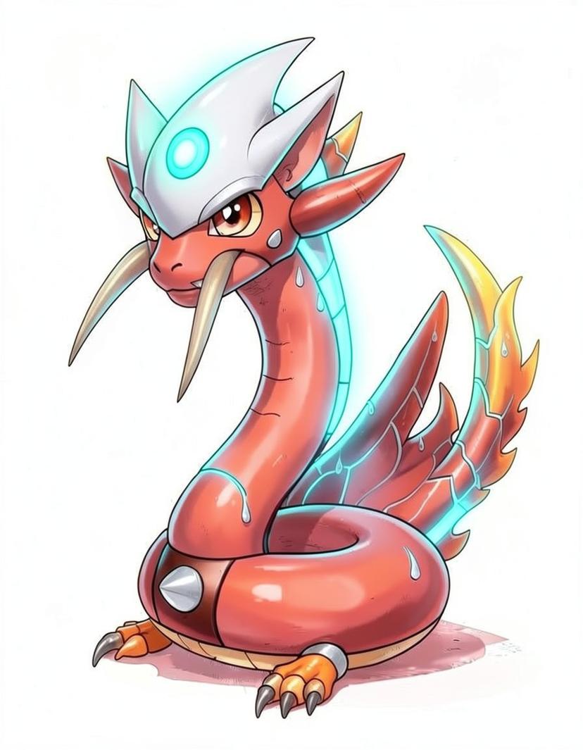Ripplehiss, a Pokemon OC made on GenTube