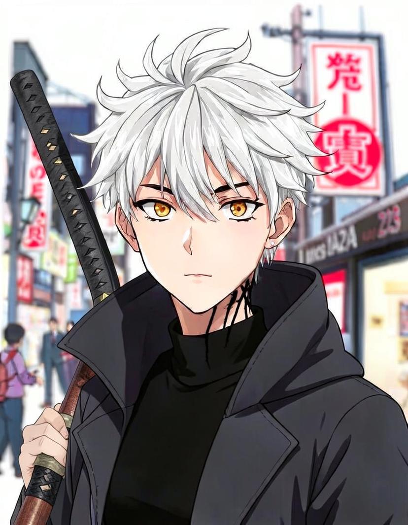 Ren, a Jujutsu Kaisen OC made on GenTube