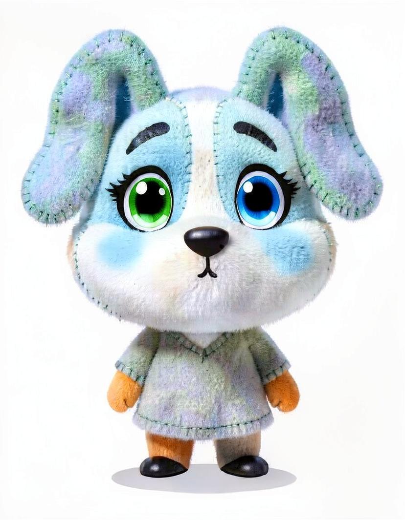Harlo, a Smiling Critters OC made on GenTube