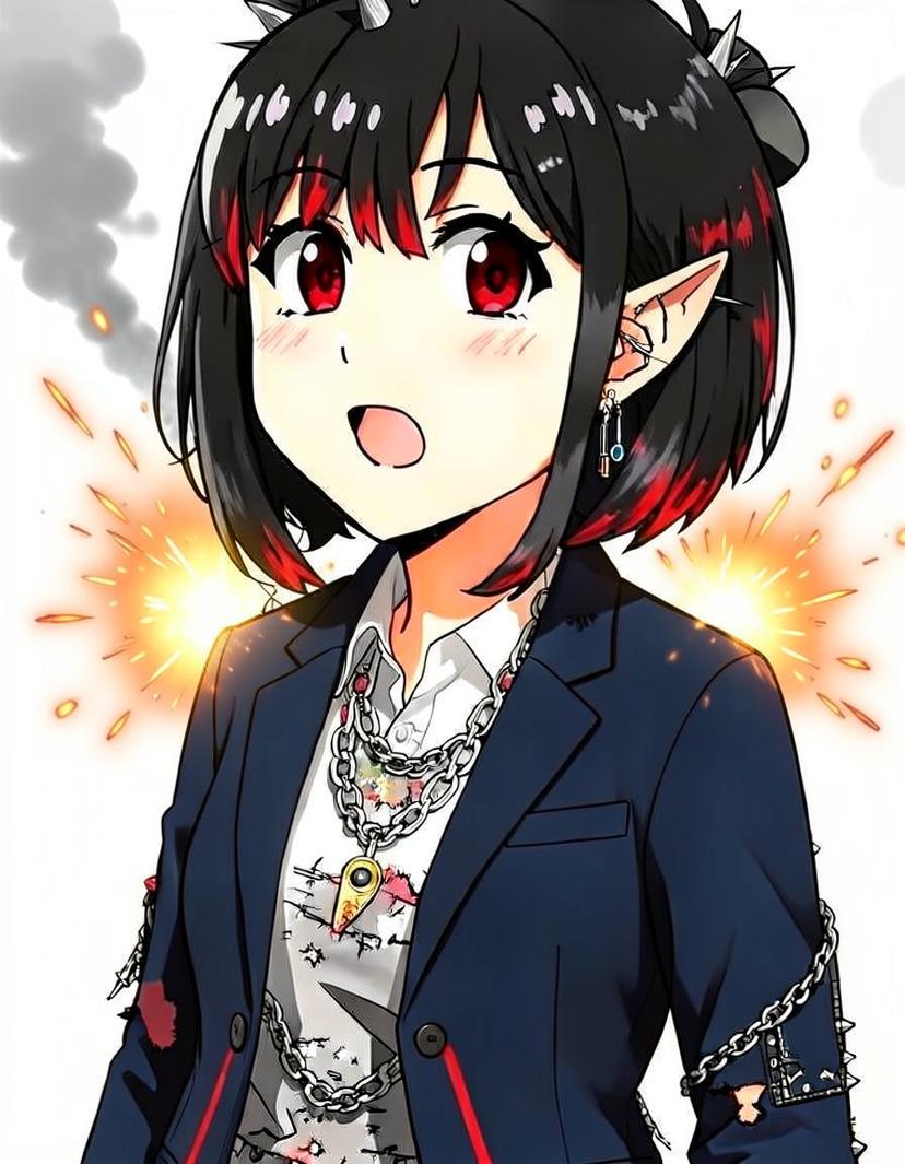 Rin Emberleaf, a My Hero Academia OC made on GenTube