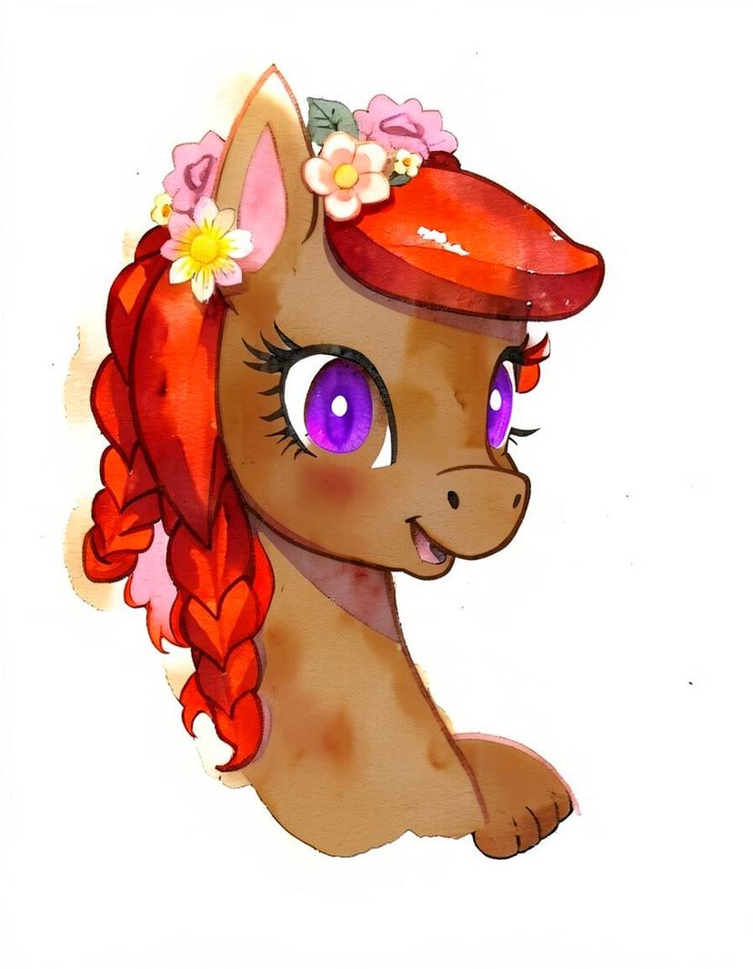 Teni, a My Little Pony OC made on GenTube